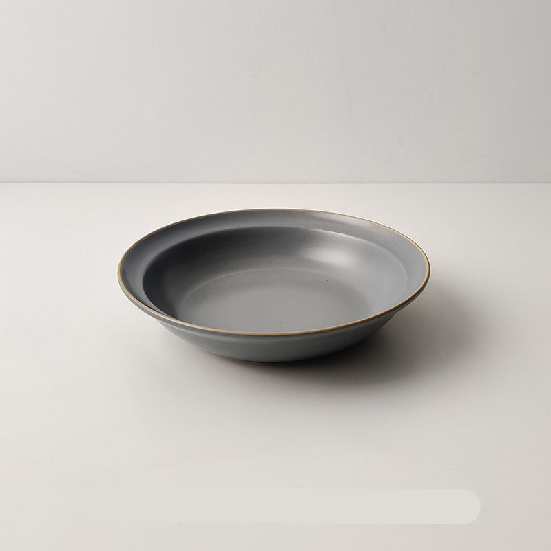 Set vaisselle porcelaine japonaise grise