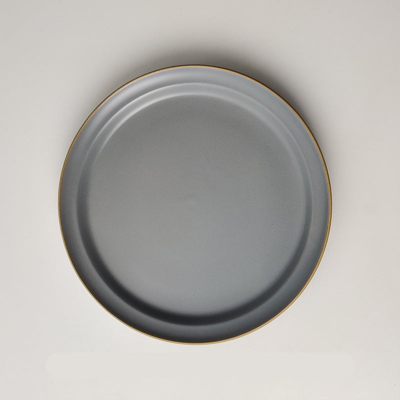 Set vaisselle porcelaine japonaise grise
