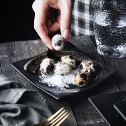 Assiette prestige Noir