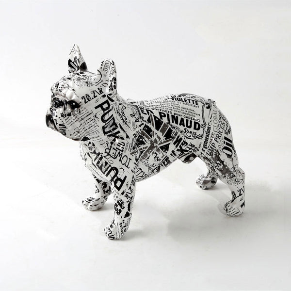 Sculpture Bouledogue Punk