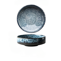Bols en porcelaine bleu gris