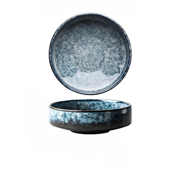 Bols en porcelaine bleu gris