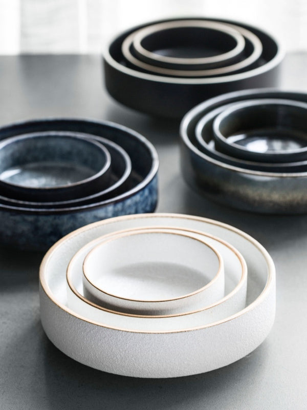 Bol porcelaine bleu profond